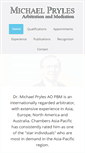 Mobile Screenshot of michaelpryles.com